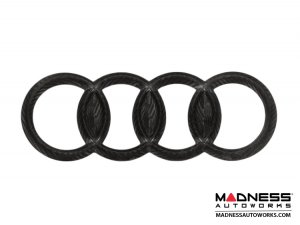 Audi Rear Emblem - Carbon Fiber - 7" (178.8mm) Audi Rear Emblem - Carbon Fiber - 7" (178.8mm)